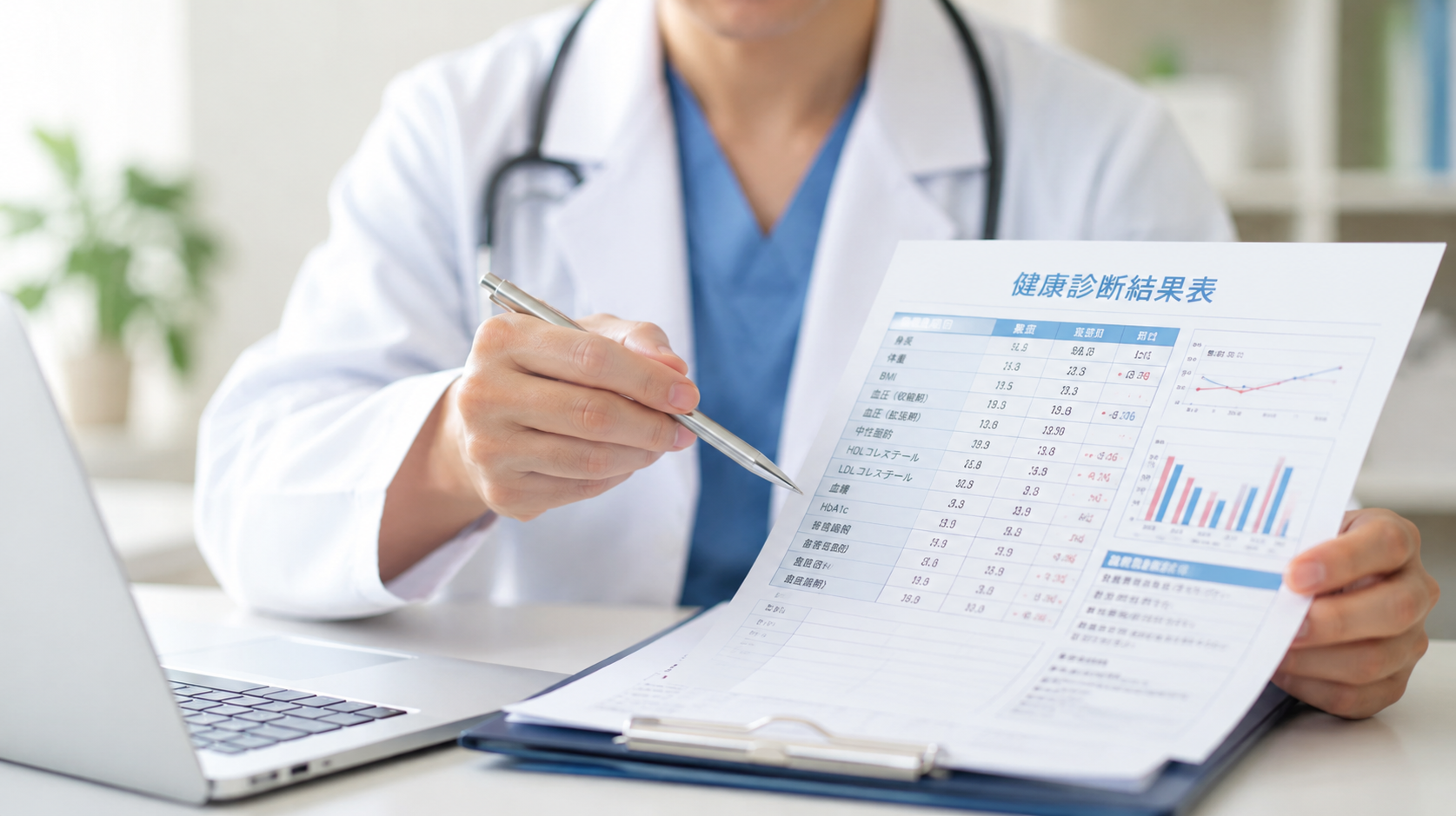 健康診断の血液検査結果の見方｜異常値の意味と受診の目安を医師が解説